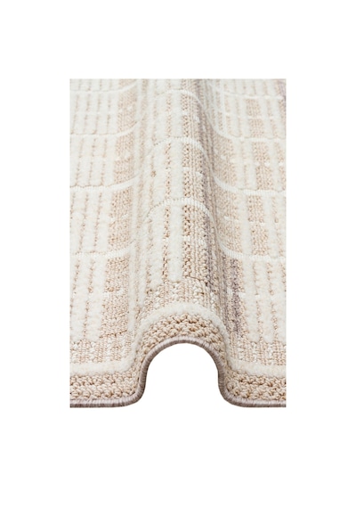 Eko Halı Joy 04 Beige Grey Hav Toz Vermeyen Etnik Desenli Halı Bej 3