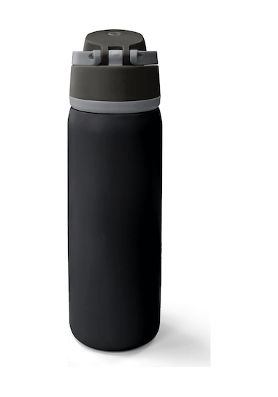 Coral High Siyah Leopar Ch Harf Desenli Pipetli Ve Direkt İçim Çelik Termos 800 Ml 38506 Siyah - Sarı