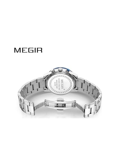 Megır 2220 Tüm Fonksiyonları Aktif Erkek Kol Saati Gümüş