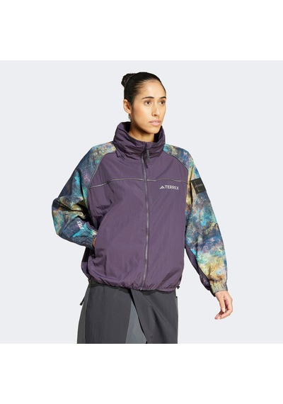 Adidas Nat Geo Wind.rdy Kadın Mor Outdoor Ceket Jd5837 Mor