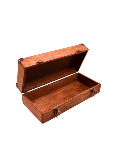 Ahşap Kutu 35cmx14cm Genişlik I 10cm Yükseklik Çok Amaçlı Kayın Ahşap