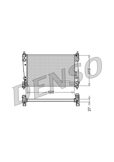 Radyator Su Klımalı Klımasız Fıat Grande Punto Doblo 1.6 1.3 Jtd 90 Ps 1.9jtd 05- Den-drm09111