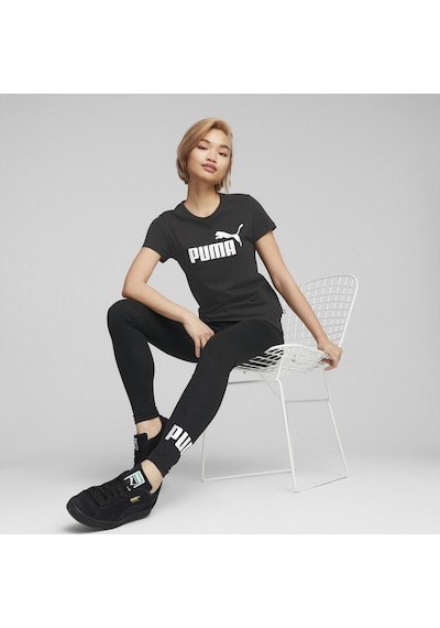Puma 84830351 Ess+ Metallic Logo Tee Kadın Tişört 001