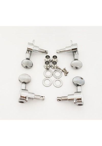 Fluid Mhu17 Ukulele Burgusu Set - 4 Adet Burgu + Vida Somun Pul