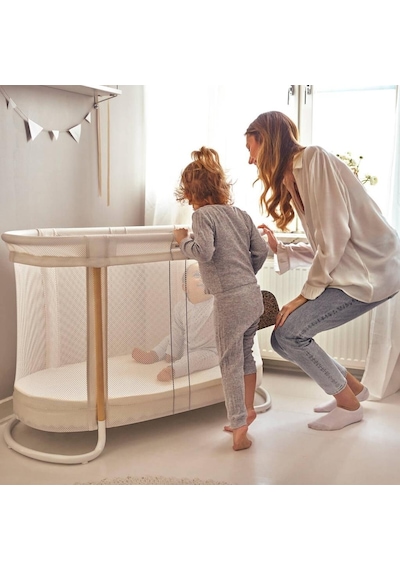 Bebeğimolacak Babybjörn Crib Iki Katlı Bebek Beşiği / Beyaz Çok Renkli Bebeğimolacak Babybjörn Crib Iki Katlı Bebek Beşiği / Beyaz Çok Renkli