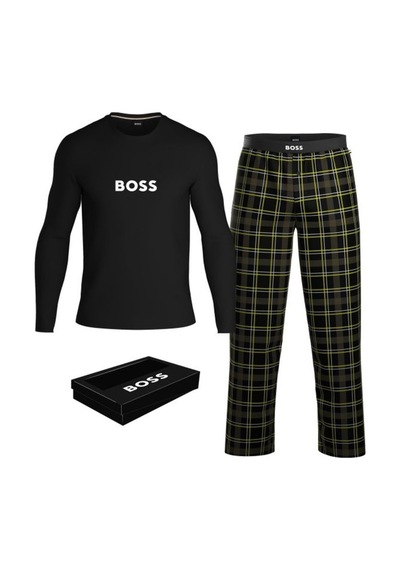 Boss Erkek Pijama Takımı Sarı Sarı