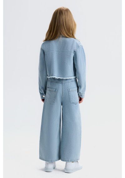 Nk Kids Kız Çocuk Mıusa Pantolon Nk-51718-y Açık Mavi