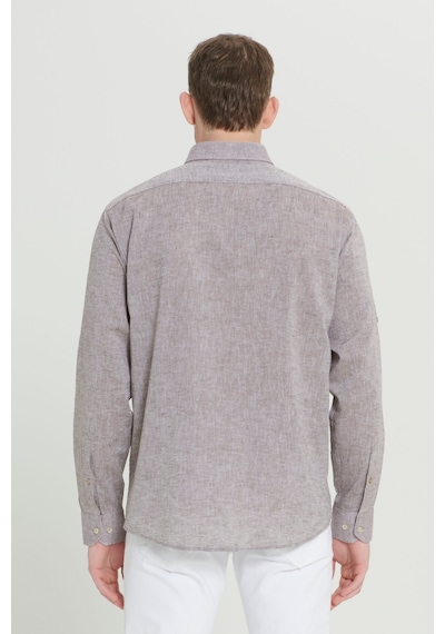 AC&Co / Altınyıldız Classics Erkek Kahverengi Comfort Fit Rahat Kesim Düğmeli Yaka Casual Keten Gömlek 4A2022200085KHVL Kahverengi AC&Co / Altınyıldız Classics Erkek Kahverengi Comfort Fit Rahat Kesim Düğmeli Yaka Casual Keten Gömlek 4A2022200085KHVL Kahverengi