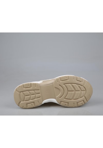 Guja 25y300-8 Dolgu Topuk Bej Kadın Sneakers Bej