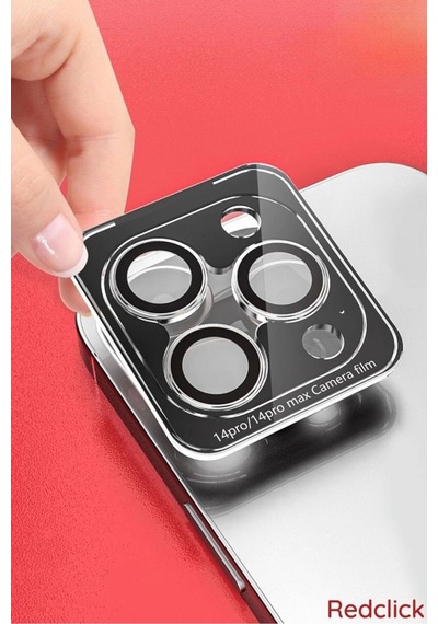 Apple Uyumlu iPhone 15 Pro Zore Cl-12 Premium Safir Parmak İzi Bırakmayan Anti-reflective Kamera Lens Koruyucu Midnight