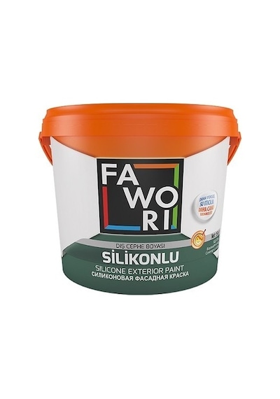 Fawori Silikonlu Dış Cephe Boyası Beyaz 2,5lt. 2.5 L