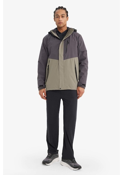 Defacto Defactofit Su İtici Regular Fit Kapüşonlu Rüzgar Geçirmez Mont E9490ax25wnar148 Antrasit-ar148