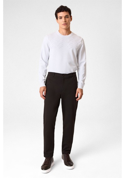 Back And Bond Kahve Regular Fit Diagonel Jogger Pantolon Çok Renkli