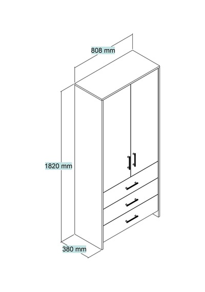 2 Kapaklı 3 Çekmeceli Safir Meşe-beyaz Gardırop Modern Kullanışlı Çok Amaçlı Dolap 80x38x182 Cm Safir Meşe - Beyaz - 761702515 Safir Meşe - Beyaz 2 Kapaklı 3 Çekmeceli Safir Meşe-beyaz Gardırop Modern Kullanışlı Çok Amaçlı Dolap 80x38x182 Cm Safir Meşe - Beyaz - 761702515 Safir Meşe - Beyaz