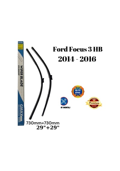 Ford Focus 3 Hb Hatchback 2014 2015 2016 Uyumlu Araca Özel Ön Cam Silecek Süpürgesi Takımı 730+730mm