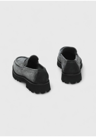 Ramsey Antrasit Süet Casual Loafer
