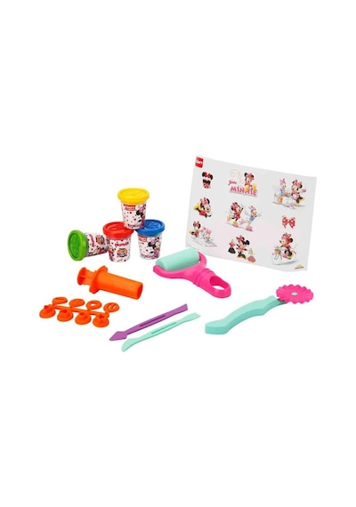 Crafy Minnie Sırt Çantalı Oyun Hamuru Seti 200 Gr. 18 Parça Çok  Renkli