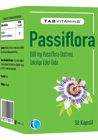 Tabvitamins Passiflora 30 Kapsül 8680133002915