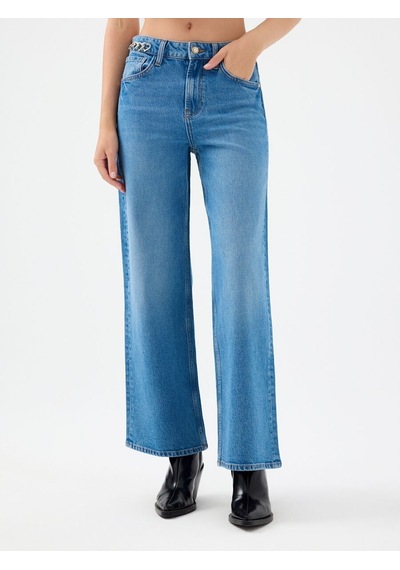LOFT Bella Regular Fit Kadın Pantolon Lf2041767 Q1.v1 Denim