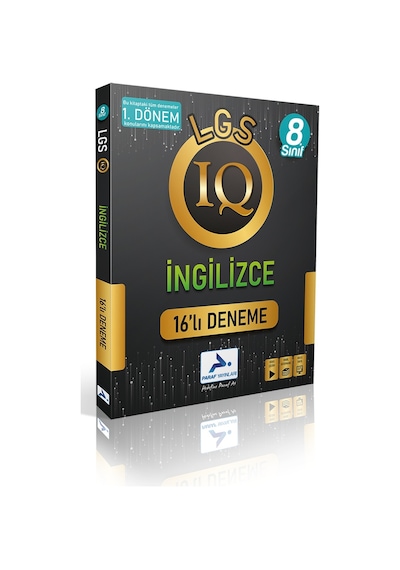 8.Sınıf LGS 1.Dönem IQ İngilizce 16'lı Deneme- PRF Paraf Yayınları