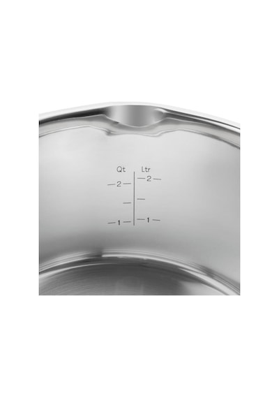 Zwilling Trueflow Sığ Tencere | Paslanmaz Çelik | 20 Cm | Metalik Gri