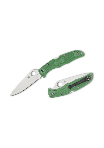 Spyderco Endura Flat Ground Green Kamp Çakı Yeşil 36148422