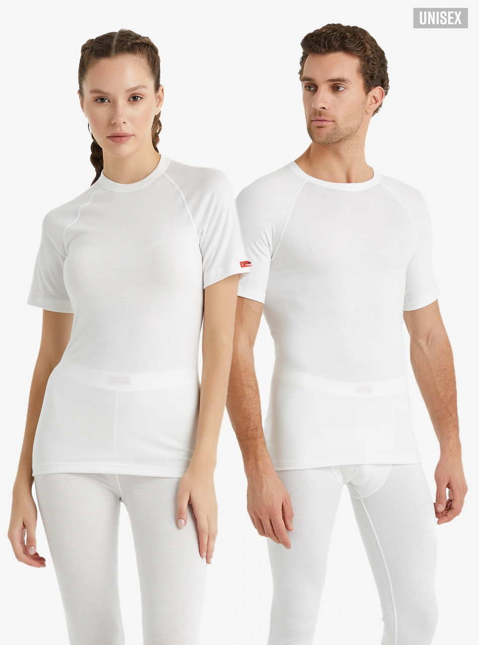 Unisex Termal Tişört 2. Seviye 9258 - Beyaz