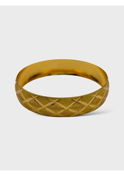 Arnes Jewelry Çelik 22 Ayar Altın Kaplama Bilezik Ar537nes Gold