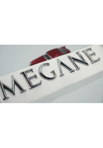 Renault Megane 2 2002-2008 Krom Abs 3M 3D Bagaj Yazı Logo