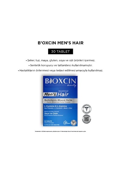 Bioxcin Beauty Men's Hair 30 Tablet
