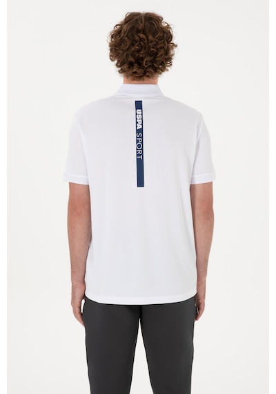 U.S. Polo Assn. Erkek Regular Fit Polo Yaka Beyaz Tişört 50299560-VR013