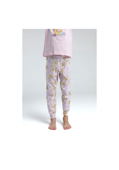 Rolypoly Kız Çocuk Pembe Pijama Takımı Pembe