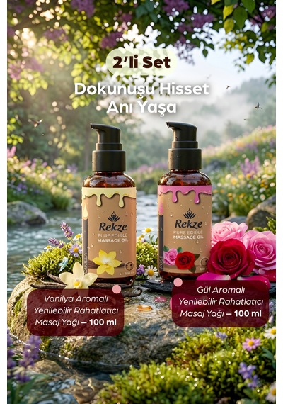 Aromaterapi Masaj Yağı 100 Ml Vanilya Ve Gül Aromalı Doğal Rahatlatıcı Bakım Yağı - 744427901