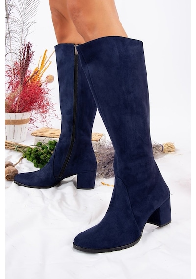 Fox Shoes Lacivert Kadın Çizme A654252702