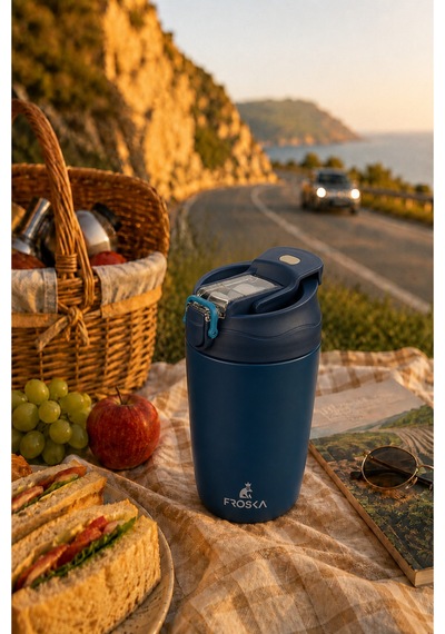 Emilahome Nova Termos Kahve Bardağı 350ml Lacivert - 865476220 Lacivert