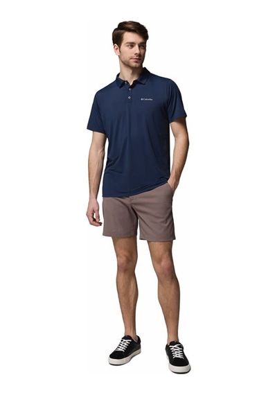Columbia Men's Tech Trail Utility Polo Erkek Polo Yaka Tişört Am1495 Lacivert