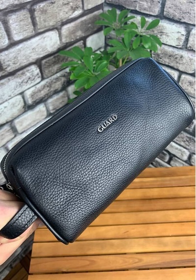 Guard Siyah Hakiki Deri Unisex El Çantası // Grd260701wt1340 Çok Renkli