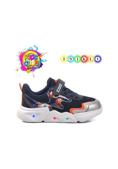 Cool Zeta Ortopedik Işıklı Çocuk Spor Ayakkabı Lacivert
