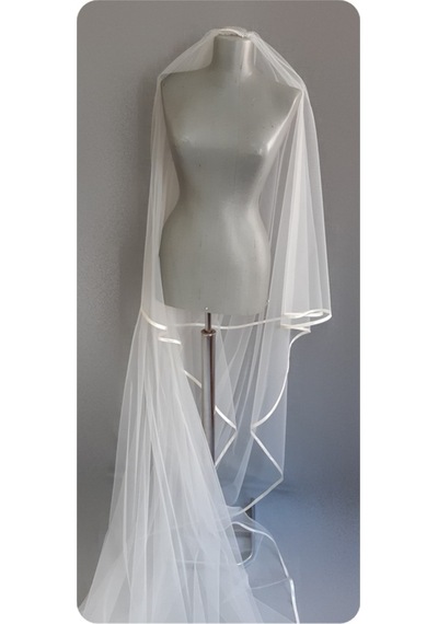 Suzanna Moda 2mt 50cm Boy Uzun Dış Çekim Hayal Tül Gelin Duvağı