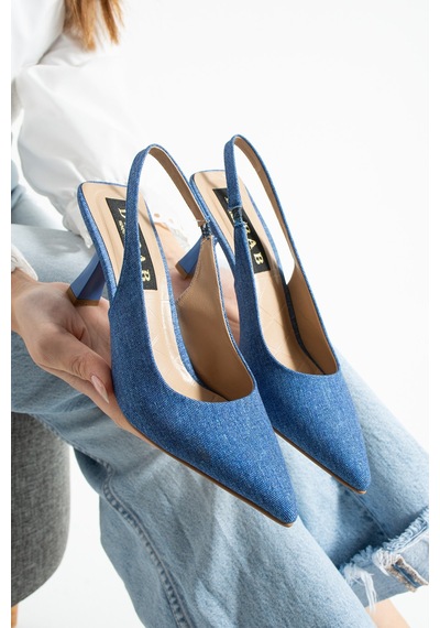 Dabab Shoes Cino Kadın Mavi Kot Sade Düz Arkası Açık 7cm Abiye Topuklu Ayakkabı Mavi Koyu Kot Dabab Shoes Cino Kadın Mavi Kot Sade Düz Arkası Açık 7cm Abiye Topuklu Ayakkabı Mavi Koyu Kot