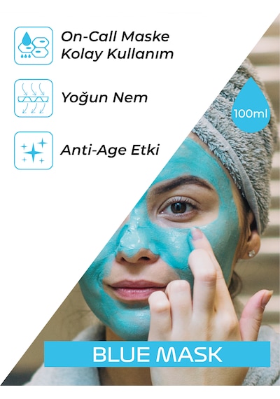 Masse Leur Yoğun Nemlendirici ve Yatıştırıcı Blue Mask 100 ML