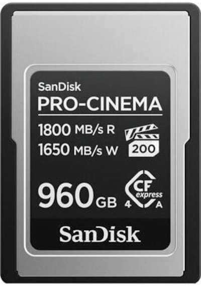 Sandisk 960gb Pro-cınema Cfexpress Type A Hafıza Kartı