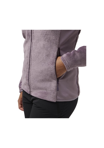 Jack Wolfskin Kadın Polar Ceket Rotwand Tam Fermuar Renkli Renkli