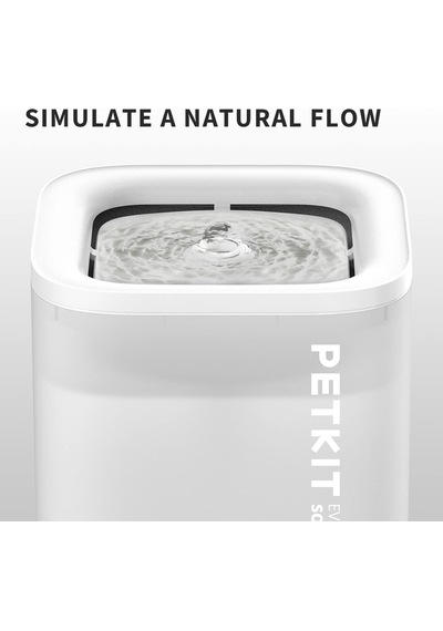 Eversweet Otomatik Kediler İçin Çeşme 1,85 L, Kablosuz Su Pompası, Ultra Sessiz İçme, 35db Akıllı Led Işıklı, Filtre Ünitesi 3.0