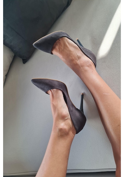 001 200 Topukla Kadın 10 Cm Topuklu Klasik Sivri Burun Stiletto 001