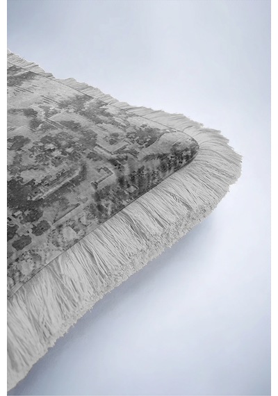 Damask Motifli Saçaklı Yastık Kılıfı - Klasik Etnik Modern Antrasit Krem Püsküllü Kırlent Kılıfı Sessiz Lagün Halo Damask Motifli Saçaklı Yastık Kılıfı - Klasik Etnik Modern Antrasit Krem Püsküllü Kırlent Kılıfı Sessiz Lagün Halo