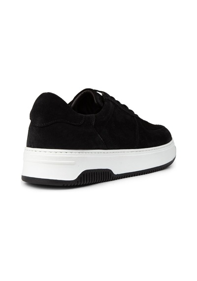 Deery Hakiki Süet Siyah Erkek Sneaker Ayakkabı - 01965Msyhe06 Siyah