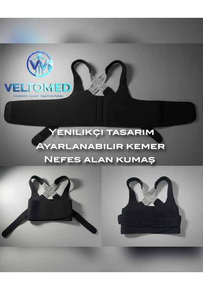 Ortopedik Dik Duruş Korsesi Kamburluk Sırt Omuz Korse Dik Durmak Için Dik Durma Aparatı Kambur Kifoz