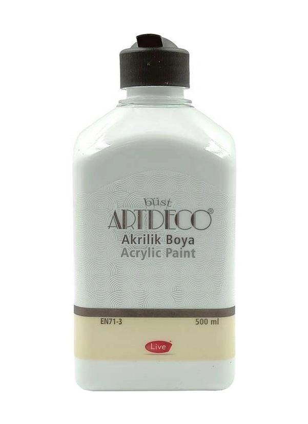 Artdeco Akrilik Boya 500 Ml Beyaz Bulut 3624 Beyaz Bulut