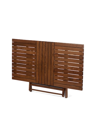 Bahçeme Kaş 80X160 Katlanabilir Ahşap Bahçe Balkon Masası